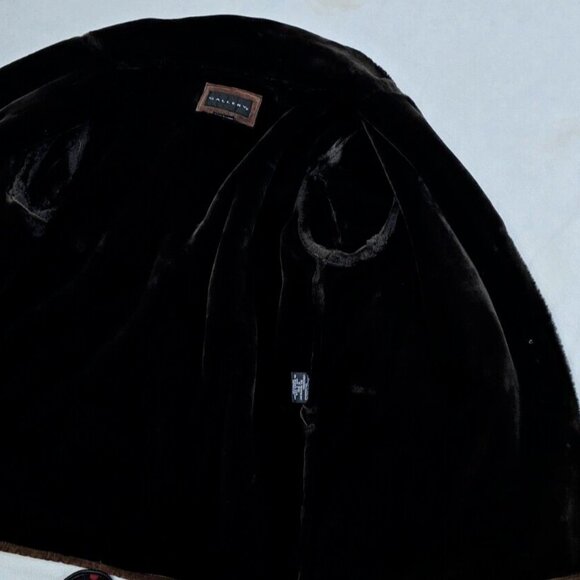 Gallery Genuine Leather Suede Faux Fur lining Jacket L - Picture 15 of 16